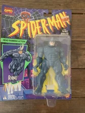 Vintage Marvel Comics Spider-Man Animated Series RHINO Figure  1994 NEW! TOYBIZ