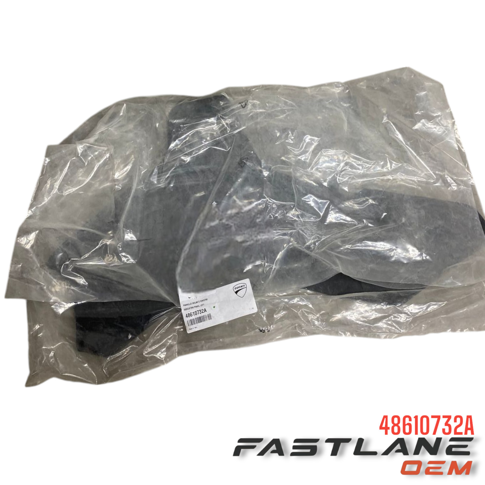 2007-2013 DUCATI GENUINE LEFT INSULATING PANEL NEW OEM 48610732A