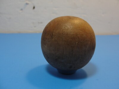Vintage Mr. Gasket Shifter Shift Knob Walnut Wood 1/2 NC 16 Stick