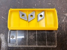 Qty 3 Kennametal DNMG 432 DNMG150408 1160027 K68 Grade Carbide Inserts