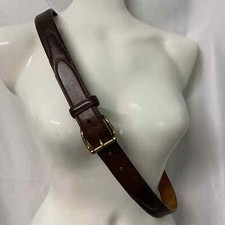 Cole Hahn Belt Leather w/ Gold Buckle Vintage Made in USA A2163 Size 38/95