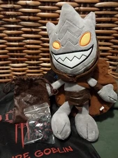 Blizzard Convention 2014 Diablo 3 Treasure Goblin Plush w/ bag tag and dice