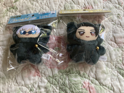 【2体セット】creek × min-nano plush doll 人形 Jujutsu Kaisen Satoru Gojo Suguru Geto Chimikemo Mascot Cat Plush