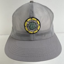 TRRA Terminal Railroad Association St Louis Gray Mesh Hat Made In USA K Products