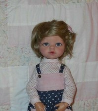 Playhouse BABY BOY Unisex Doll Wig Size 8/9 BLONDE Modacrylic Hair Full Cap NWT