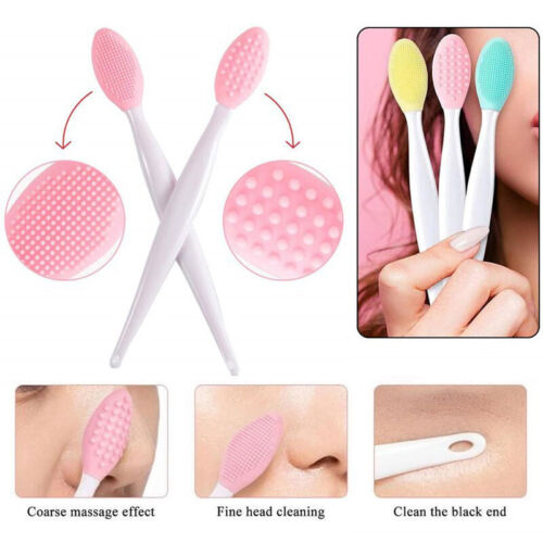 Nose Clean Brush Lip Exfoliating Facial Cleansing Face Scrub Blackhead Remove