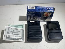 Casio TV-470 LCD Color Television 2.2" Screen Pocket TV VHF UHF
