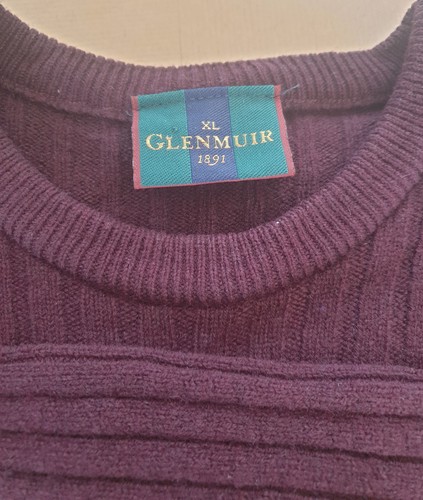 Glenmuir 1891 burgundy jumper 100 