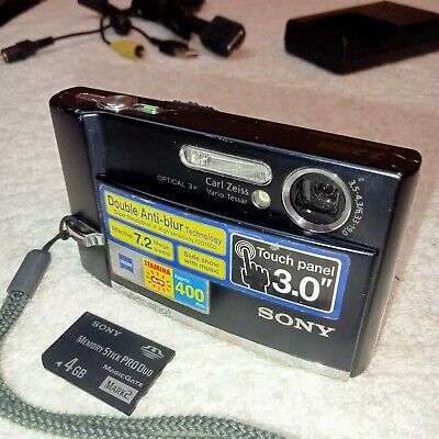 Sony Cyber-shot DSC-T50 7.2MP Digital Camera - Black for Sony Cyber-shot DSC-T50 7.2MP Digital Camera - Black for