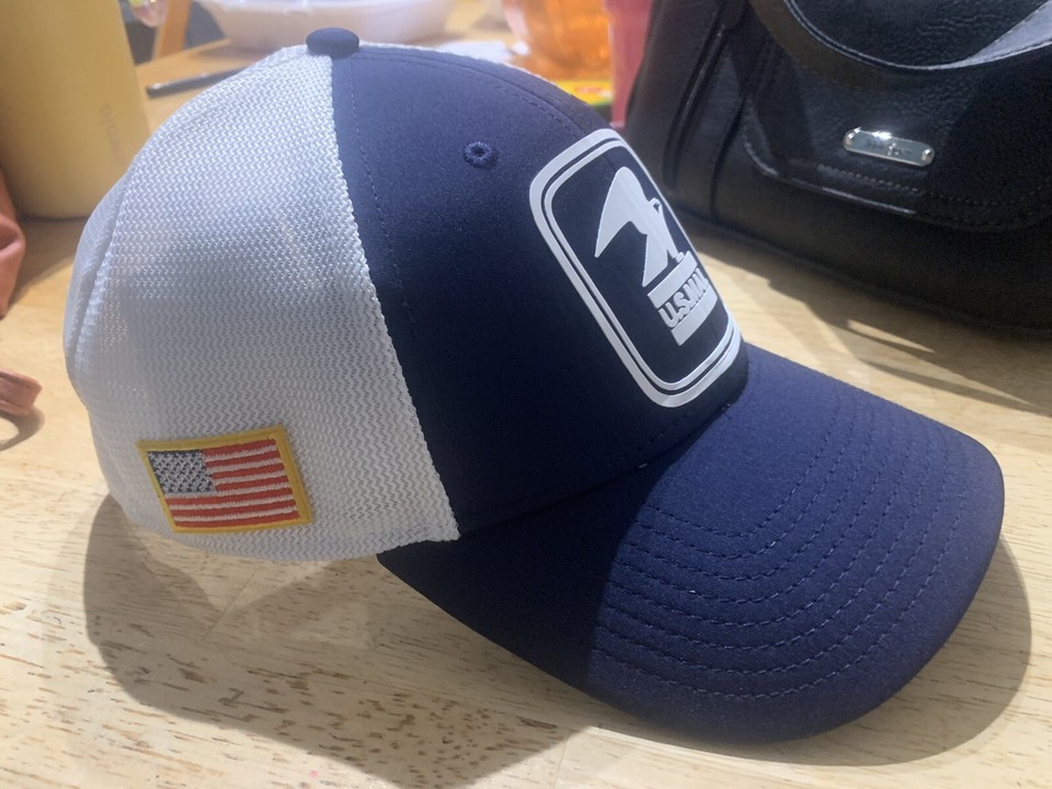 VINTAGE USPS LOGO HAT/FLEX FIT TRUCKER eBay