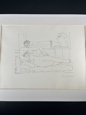 Pablo PICASSO Suite Vollard le repos du sculpteur Nr. 63 Faksimile Limited