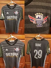 Y2K Adidas Germany Jersey Away Euro Shirt Thai DC United Shine #29 Large