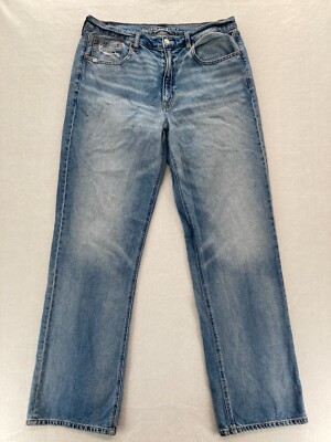 American Eagle Baggy Dad Jean Women's Plus 18 Blue Denim - Main Image