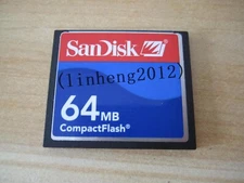 64MB SanDisk CompactFlash CF Memory Card   64MB SDCFB-64/SDCFJ-64