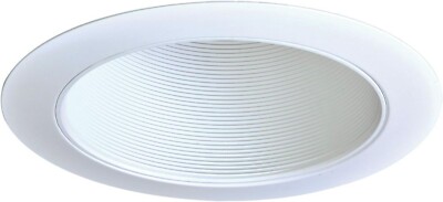Halo 310W 6'' Recessed Light Trim White Reflector for 75W PAR30/PAR Lamps