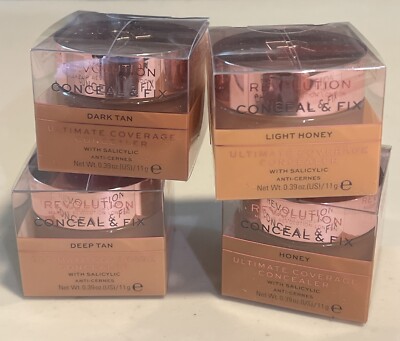 Lot of (2) Revolution Conceal and Fix Ultimate Coverage Concealers YOU CHOOSE