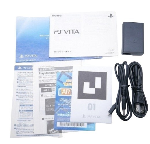 Sony PS Vita PCH-2000 White Box Console and Charger and