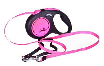 4000498032022 Flexi New Neon S 5 m Hund Rückziehbare Leine flexi