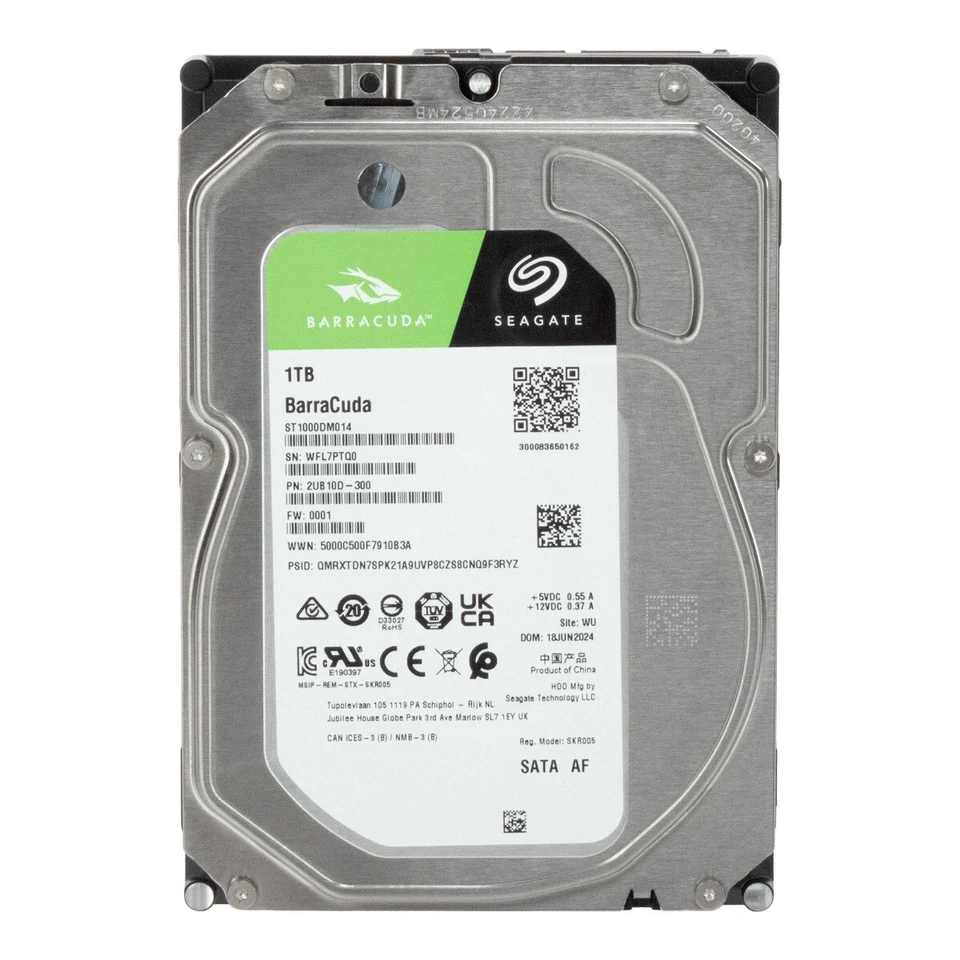 Seagate Barracuda ST1000DM014 1TB 7.2K 256MB SATA III 3.5 Inch - Image 3 of 3