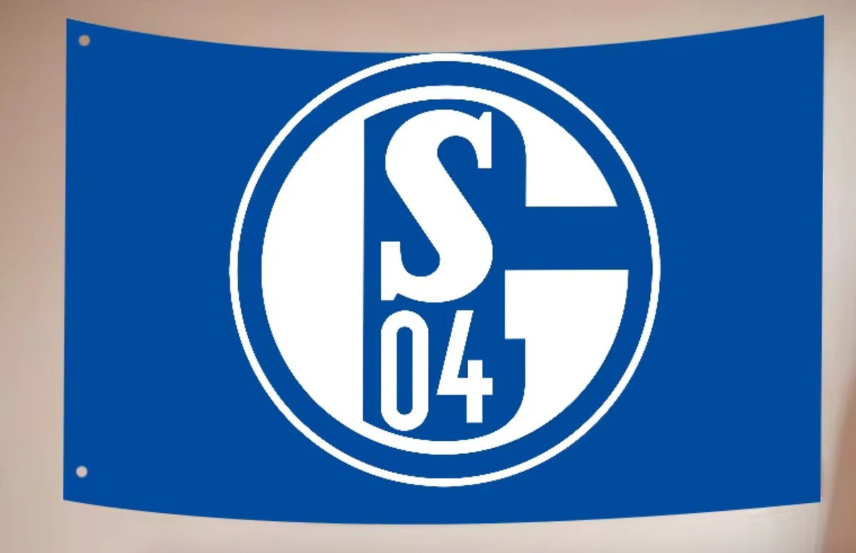 Petit Fanion FC Schalke 04, Allemagne, Wimpel, Pennant, Pour Supporter
