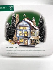 Department 56 New England Village "Platt’s Candles & Wax" Brand NEW