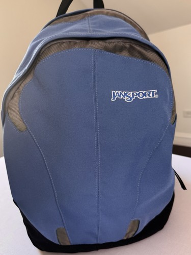 Jansport Airlift Backpack Hiking Outdoors School Camping Outdoors Blue Black