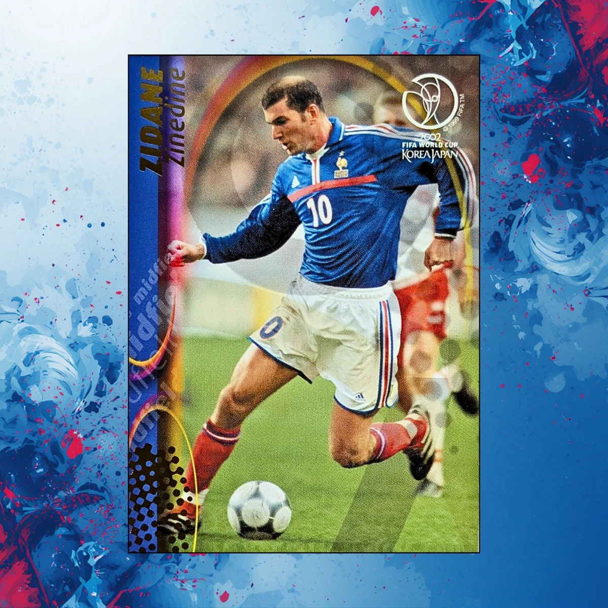 Carte Panini David Trezeguet Équipe De France 1998-2002 – N°22 – Vintage – Très Bon État