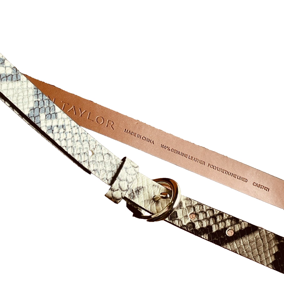 Chic Trio: Animal Print & Embossed C Belts for Women Leather Animal Print Leopard Belts for Women for sale | eBay main image 2