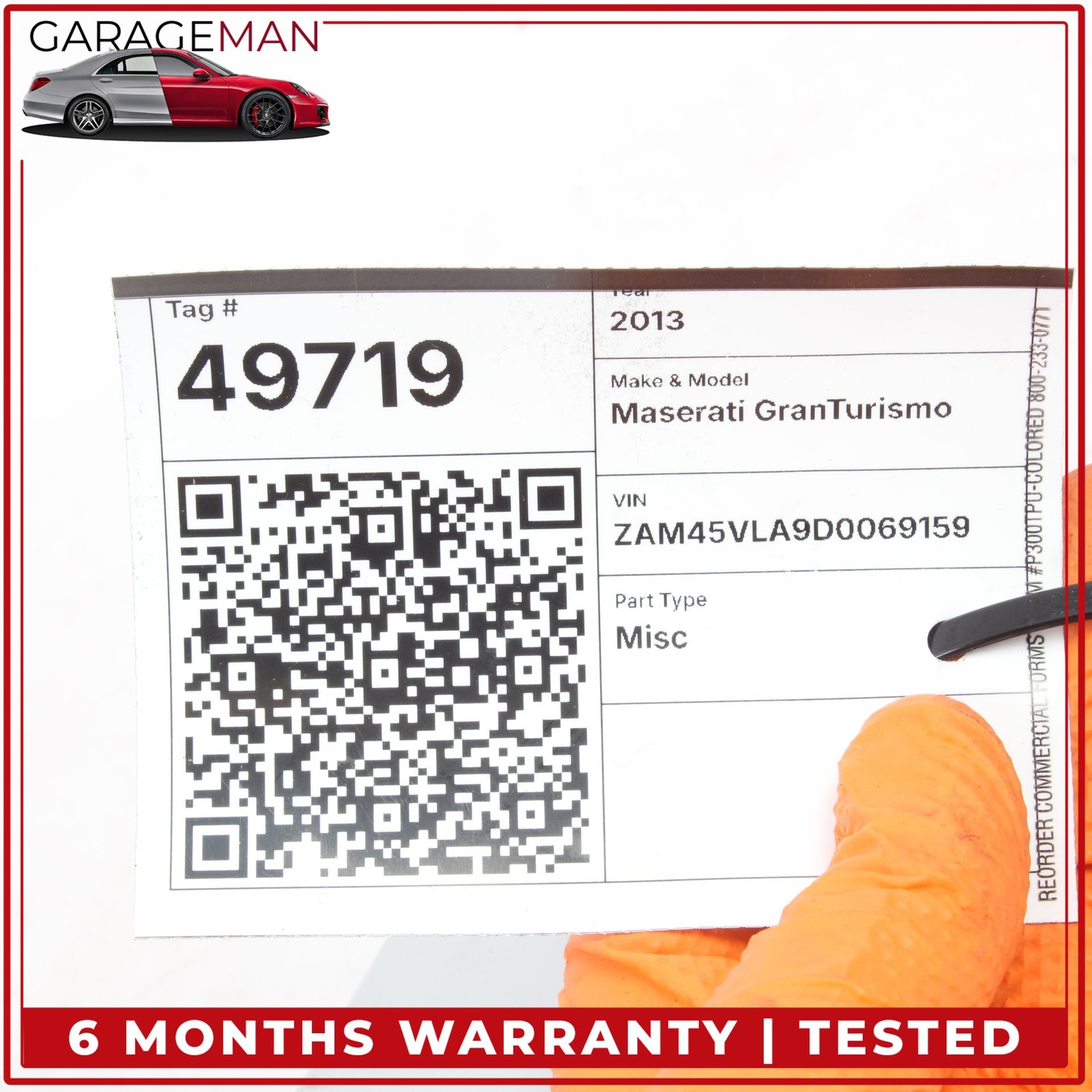 Maserati GranTurismo 2008-2016 Right Tpms sensors Set P/N 263953