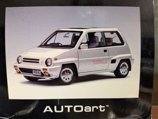 AUTOART 1/18 Honda City Turbo II with Motocompo From Japan #QY2SPJ