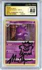 CGC Authentic Auto 10 Marc Thompson Gengar 38/111 Sm-Crimson Invasion Holo