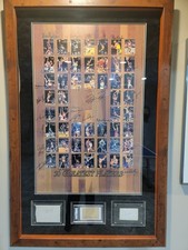 NBA 50th Greatest Autograph Lithograph  Jordan, Magic, Chamberlain,  Maravich