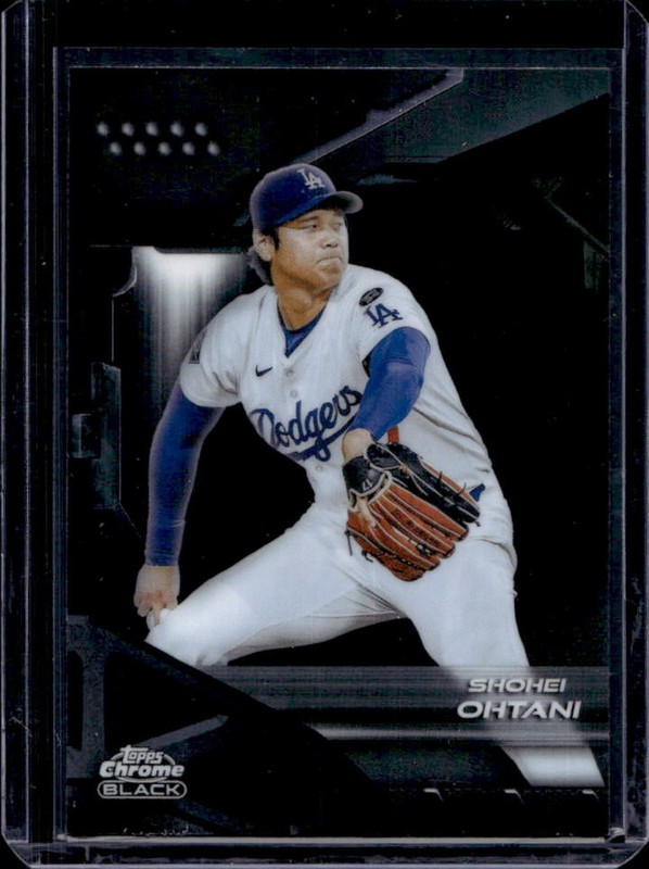 2026 Topps Chrome Black Shohei Ohtani #1 Dodgers