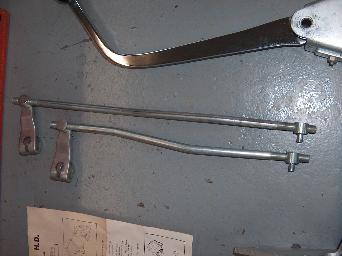 1955-1957 Chevy Ansen Speed 3 Speed Transmission Shifter w/Linkage