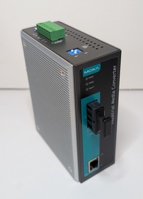 MOXA IMC-101-S-SC-T INDUSTRIAL MEDIA CONVERTER V2.3.1 Single Mode SC