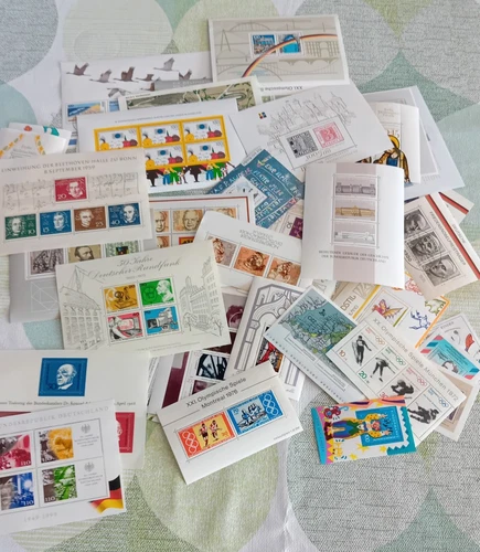 West Germany over 50 mint blocks. until approx year 2000. Almost all different.