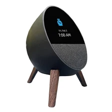 Wooden Stand with Slicone Pad Feets for Echo Spot, Wood Tripod Stand with Ell...