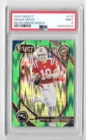 2024 Panini Select - Club Level Drake Maye #218 Neon Green Shock Prizm /499 (RC)