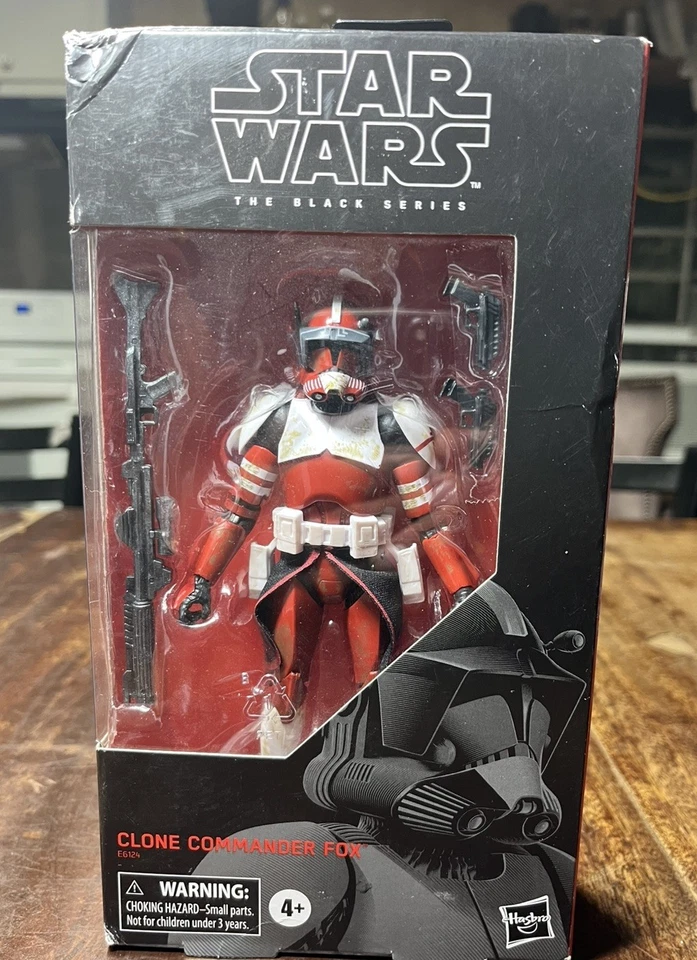Figura de acción Star Wars: The Clone Wars Black Series "Clone Commander Fox" NUEVA Foto 3 de 4