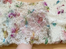 HXSCOO 1M Colorido Bordado De Encaje DIY Vestido De Boda Para Mujer, Ropa De Tela Para El Hogar, Adorno De Sofá Textil Para El Hogar, 9.8 In De Ancho (color