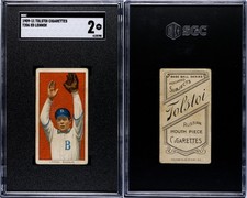 1909-11 T206 Ed Lennox Brooklyn Superbas SGC 2 ***Tolstoi Back***