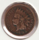 US Rare Old West 1905 Indian Head Penny Coin American Collection Shield Cent USA
