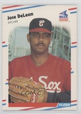 1988 Fleer Jose DeLeon #395 0f3j
