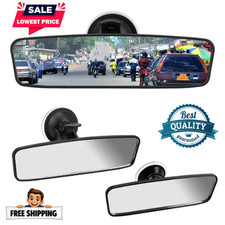 Car Rear View Mirror,Car Interior Suction Cup Rearview Mirror for Driving Test