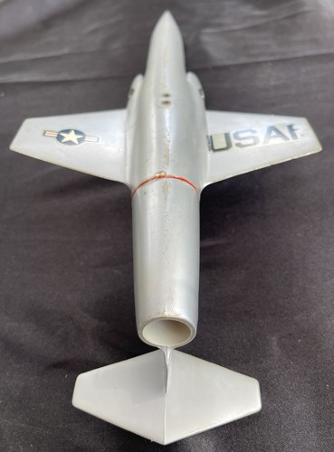 VINTAGE USAF LOCKHEED F-104A STARFIGHTER TOPPER DESKTOP MODEL AS IS STAND - Picture 17 of 24