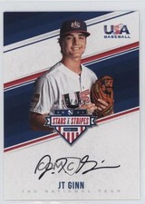 2018 Panini USA Baseball Stars & Stripes Black Ink /499 JT Ginn #JGI Auto 1cc7