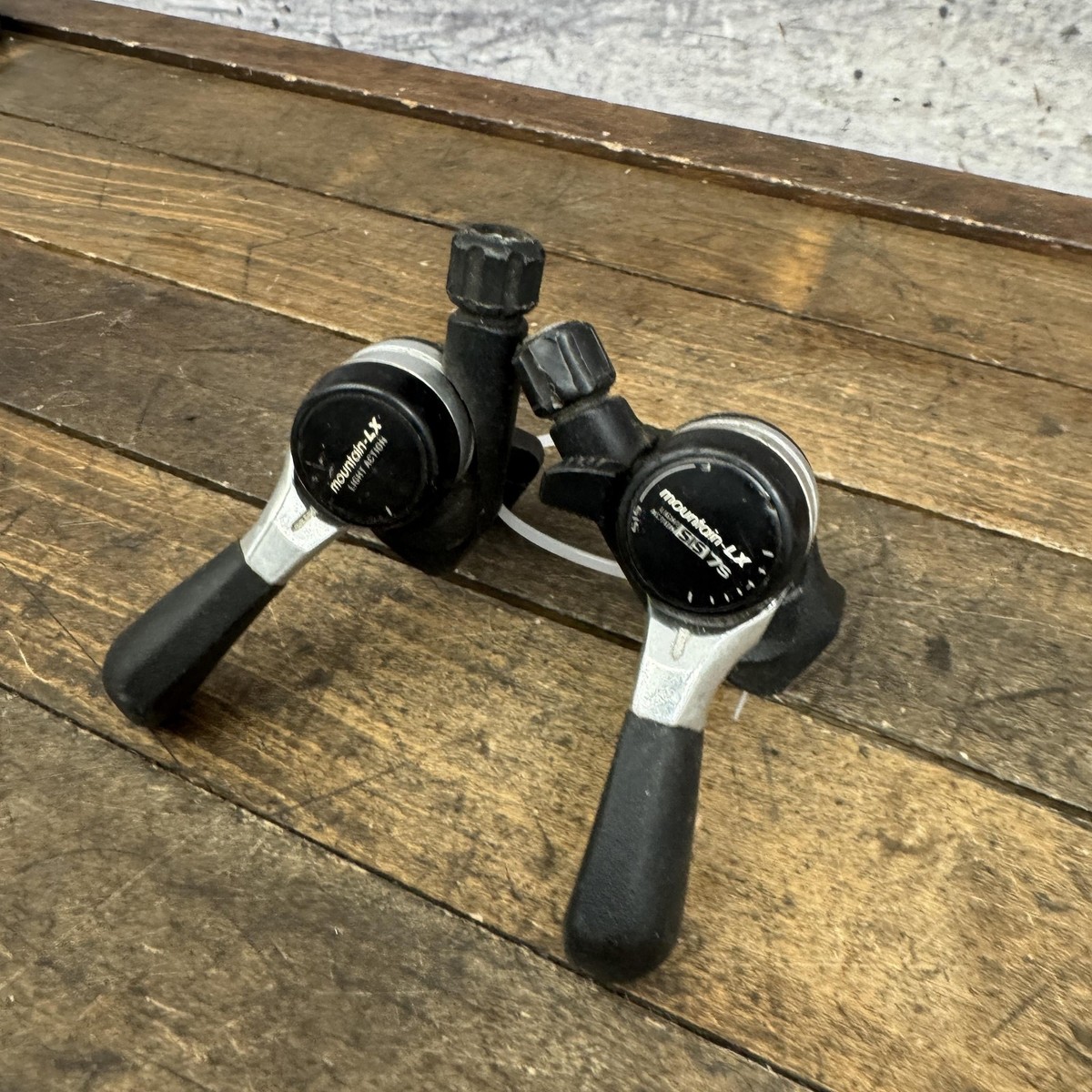 Vintage Shimano Mountain LX SL-M453 7 Speed Trigger Shifter Set