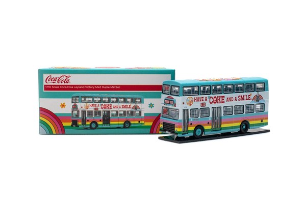 Tiny City Diecast Model Car Cmb Leyland Victory Mk2 Duple Metsec (110) Coca-Cola-image