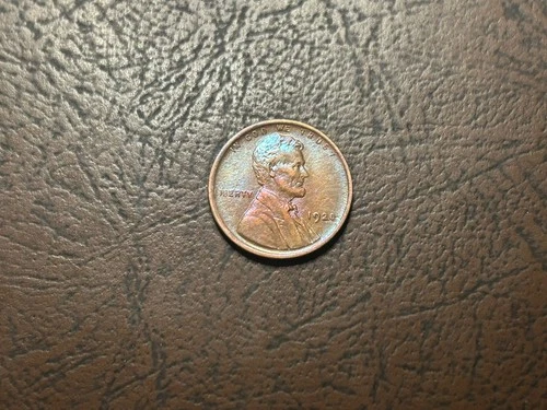 1920 Lincoln Wheat Cent AU Toned