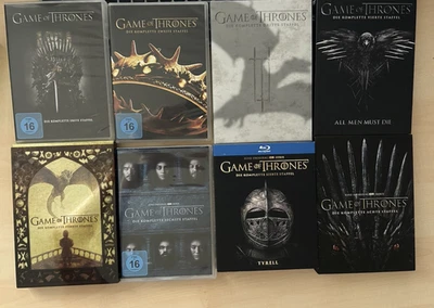 Game of Thrones- Komplette Serie-Staffel 1–8 ( DVD bzw. BlueRay) TOP-Zustand - Bild 1 von 2
